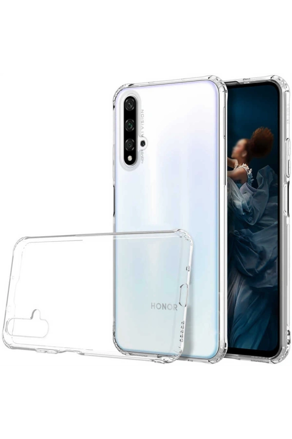 Huawei Nova 5T Kılıf Zore Nitro Anti Shock Silikon
