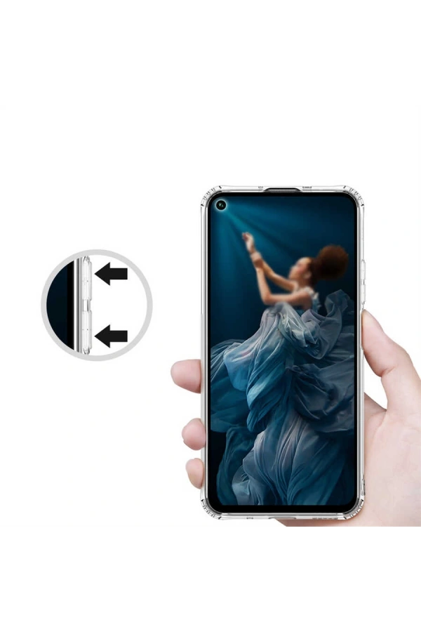 Huawei Nova 5T Kılıf Zore Nitro Anti Shock Silikon