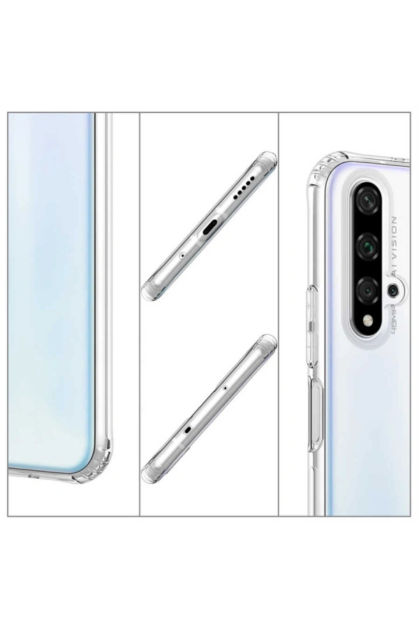 Huawei Nova 5T Kılıf Zore Nitro Anti Shock Silikon