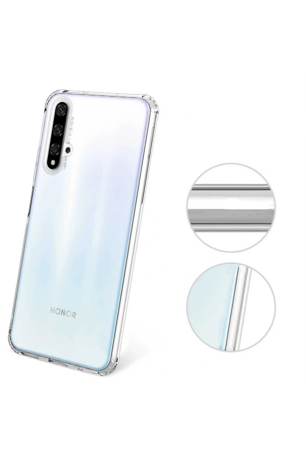 Huawei Nova 5T Kılıf Zore Nitro Anti Shock Silikon
