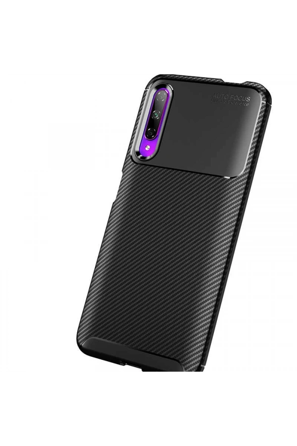 Huawei P Smart Pro 2019 Kılıf Zore Negro Silikon Kapak