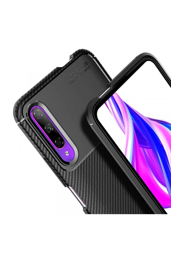 Huawei P Smart Pro 2019 Kılıf Zore Negro Silikon Kapak
