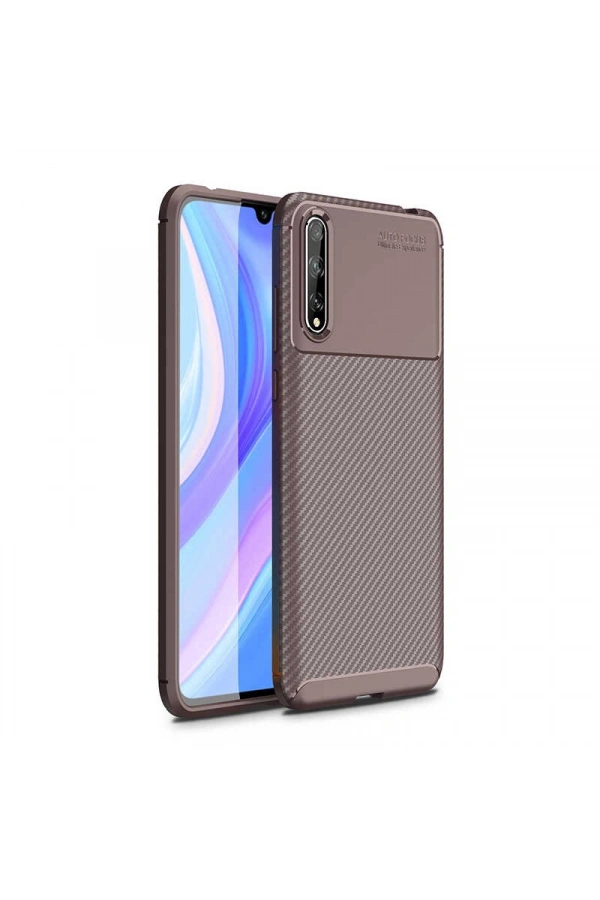 Huawei P Smart S (Y8P) Kılıf Zore Negro Silikon Kapak