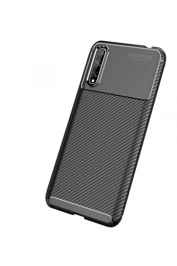 Huawei P Smart S (Y8P) Kılıf Zore Negro Silikon Kapak
