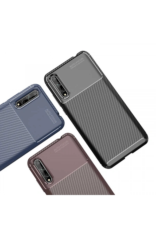 Huawei P Smart S (Y8P) Kılıf Zore Negro Silikon Kapak