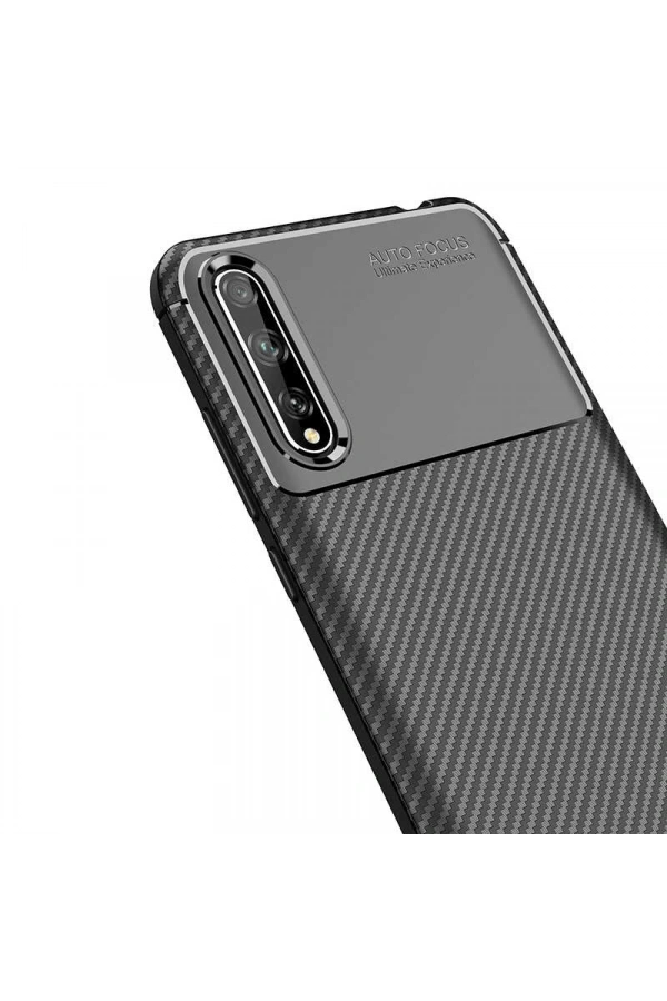 Huawei P Smart S (Y8P) Kılıf Zore Negro Silikon Kapak