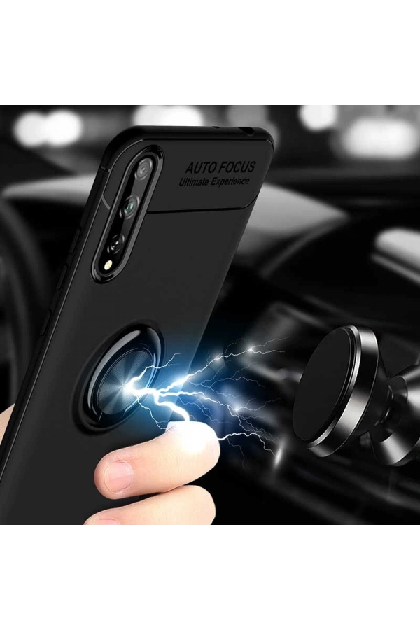 Huawei P Smart S (Y8P) Kılıf Zore Ravel Silikon Kapak