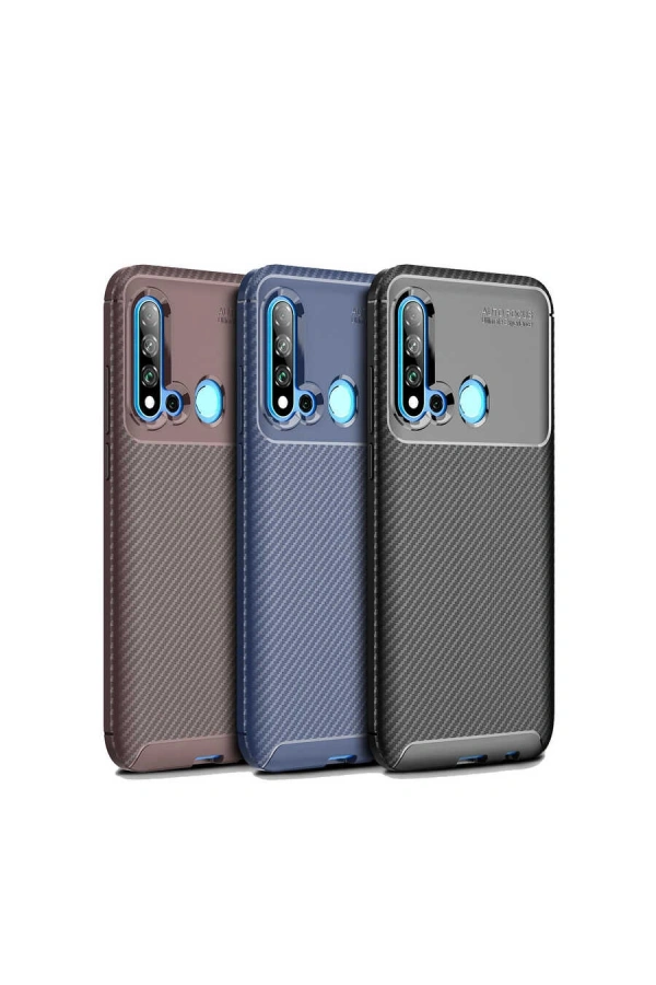 Huawei P20 Lite 2019 Kılıf Zore Negro Silikon Kapak