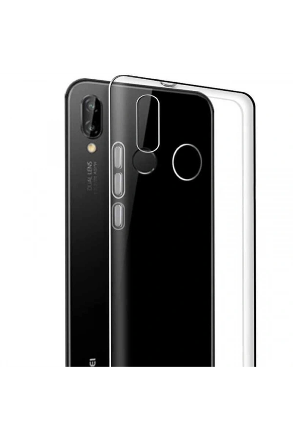 Huawei P20 Lite Kılıf Zore Süper Silikon Kapak