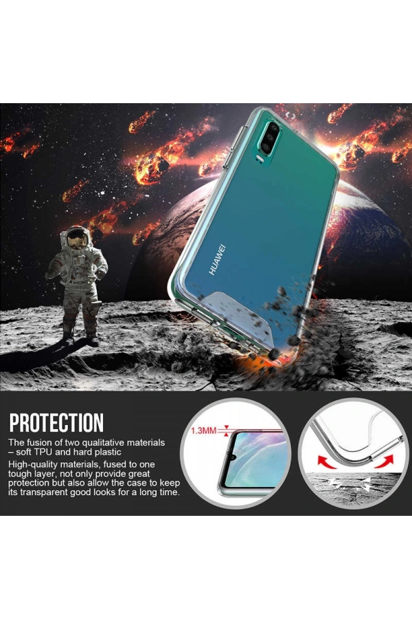 Huawei P30 Kılıf Zore Gard Silikon
