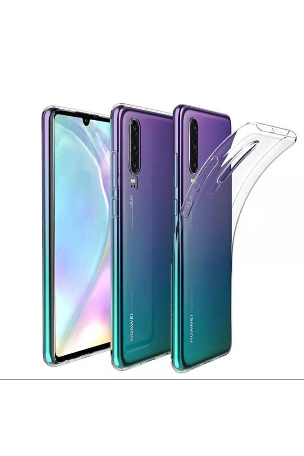 Huawei P30 Kılıf Zore Süper Silikon Kapak