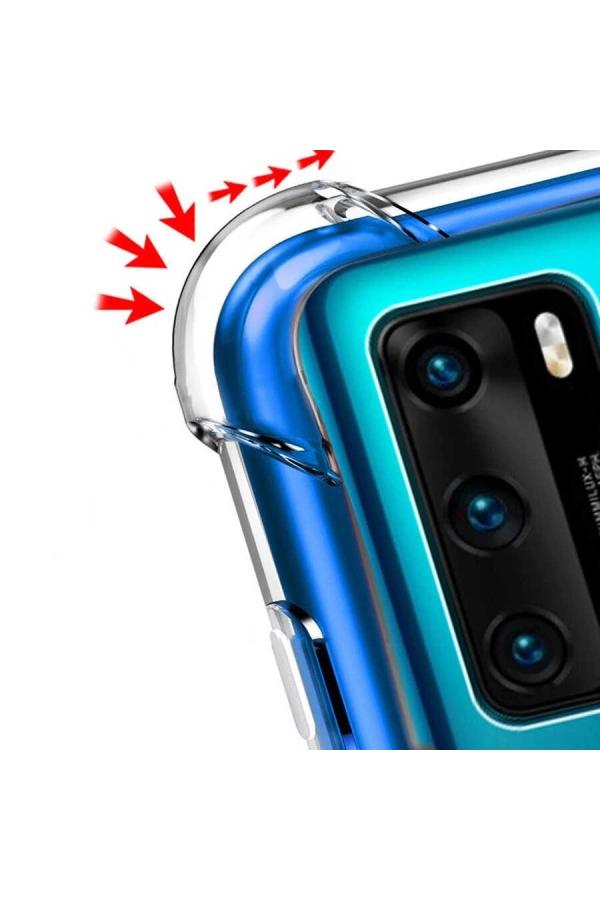 Huawei P40 Kılıf Zore Nitro Anti Shock Silikon
