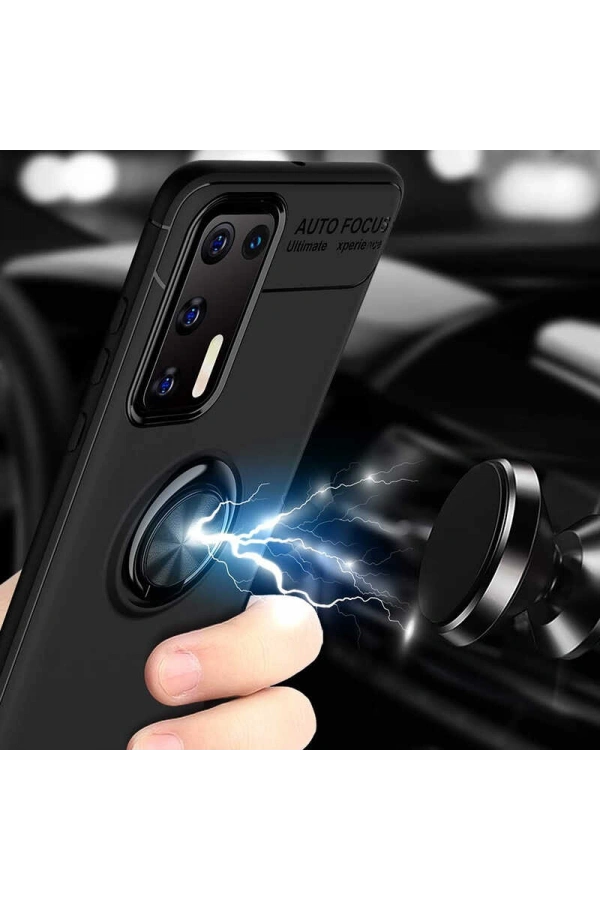 Huawei P40 Kılıf Zore Ravel Silikon Kapak