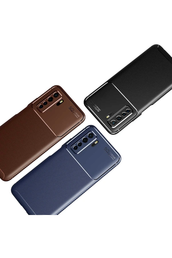 Huawei P40 Lite 5G Kılıf Zore Negro Silikon Kapak