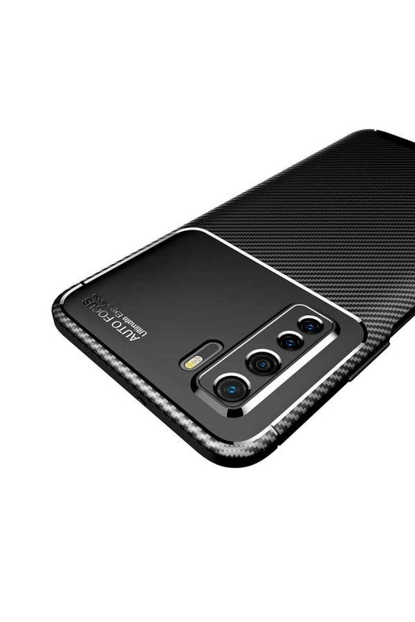 Huawei P40 Lite 5G Kılıf Zore Negro Silikon Kapak