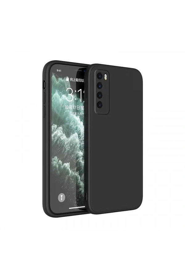 Huawei P40 Lite 5G Kılıf Zore Premier Silikon Kapak