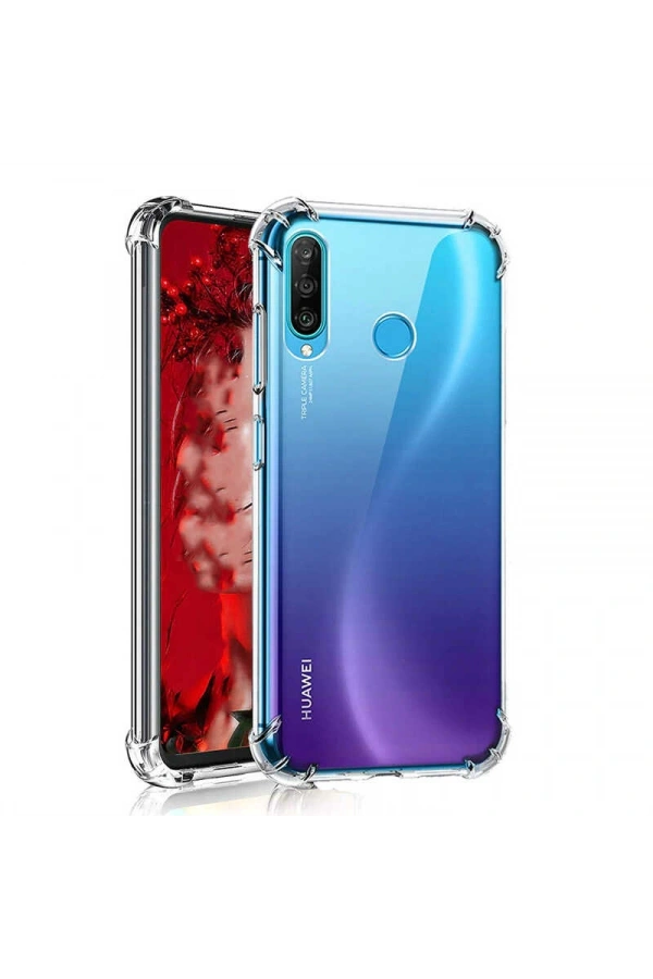 Huawei P40 Lite E Kılıf Zore Nitro Anti Shock Silikon
