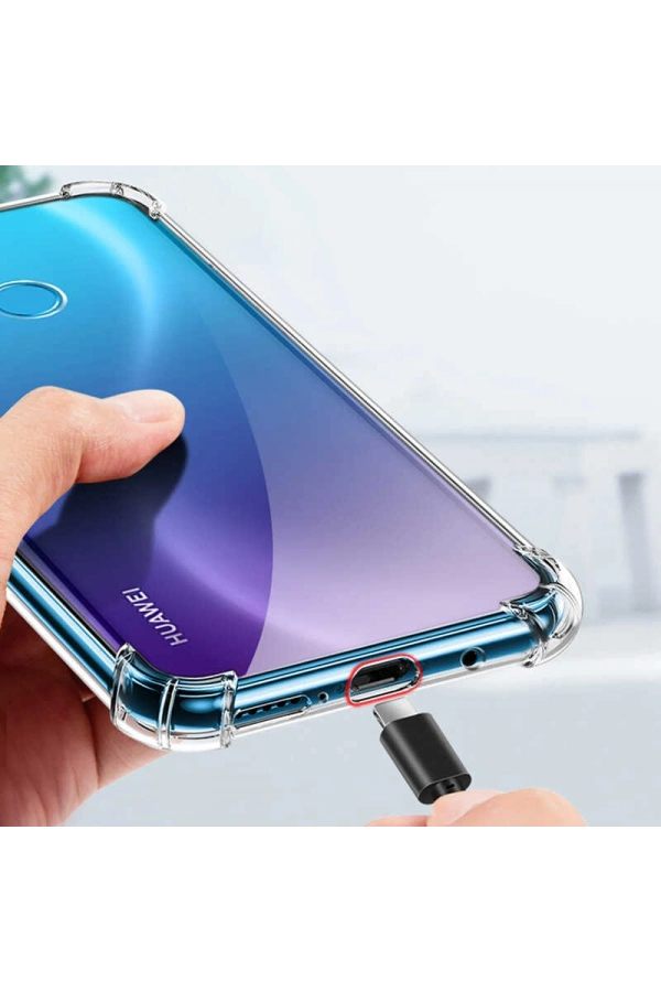 Huawei P40 Lite E Kılıf Zore Nitro Anti Shock Silikon