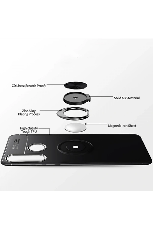 Huawei P40 Lite E Kılıf Zore Ravel Silikon Kapak