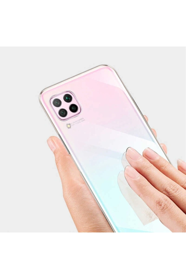 Huawei P40 Lite Kılıf Zore Süper Silikon Kapak