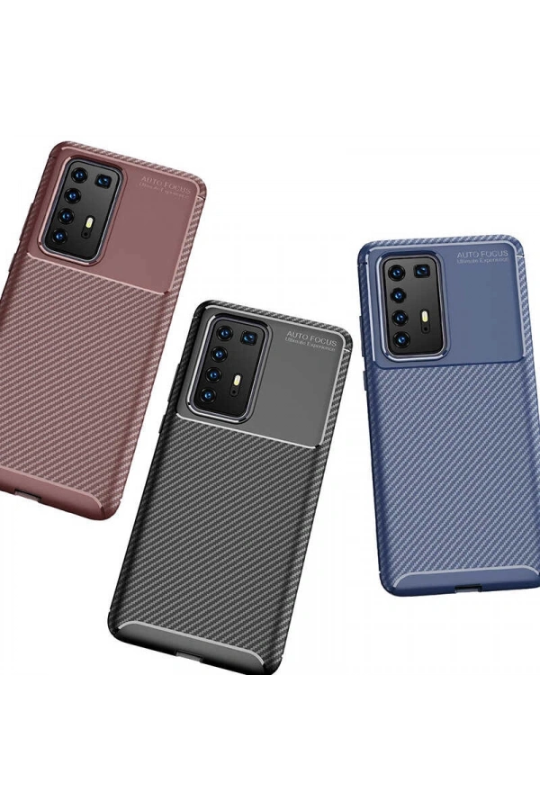 Huawei P40 Pro Kılıf Zore Negro Silikon Kapak
