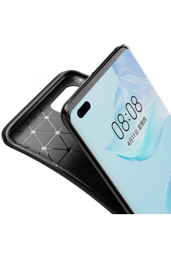 Huawei P40 Pro Kılıf Zore Negro Silikon Kapak