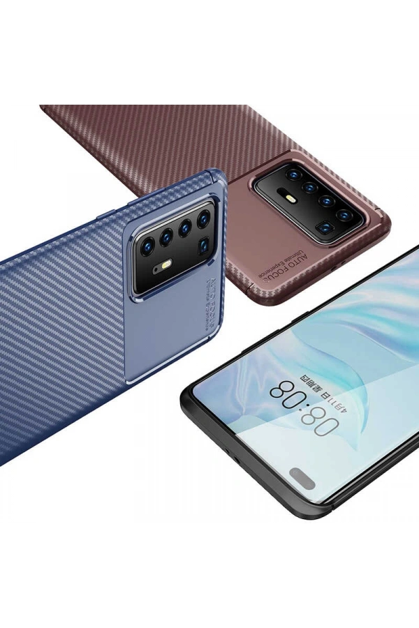 Huawei P40 Pro Kılıf Zore Negro Silikon Kapak