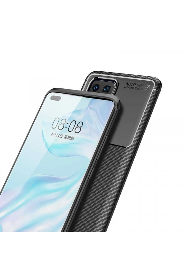 Huawei P40 Pro Kılıf Zore Negro Silikon Kapak