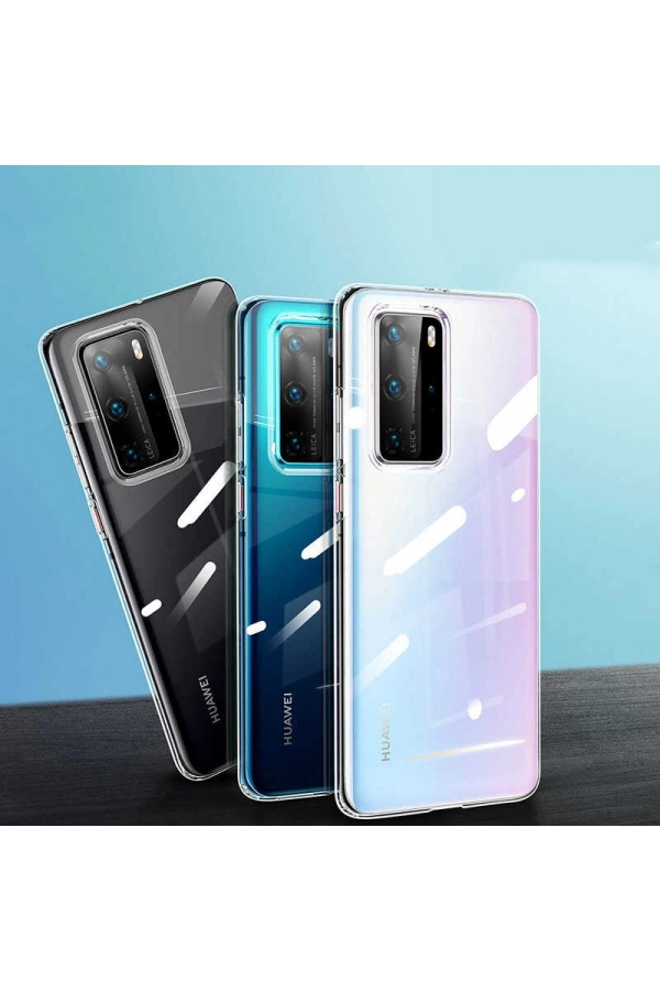 Huawei P40 Pro Kılıf Zore Süper Silikon Kapak