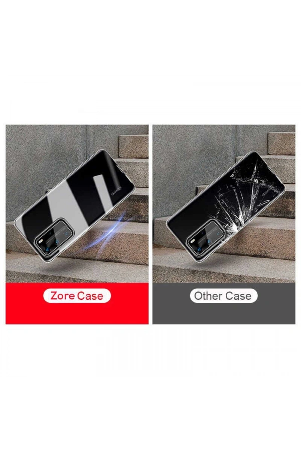 Huawei P40 Pro Kılıf Zore Süper Silikon Kapak