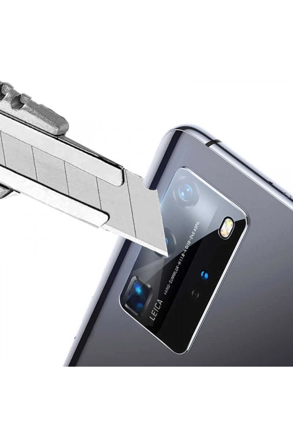 Huawei P40 Pro Zore Kamera Lens Koruyucu Cam Filmi