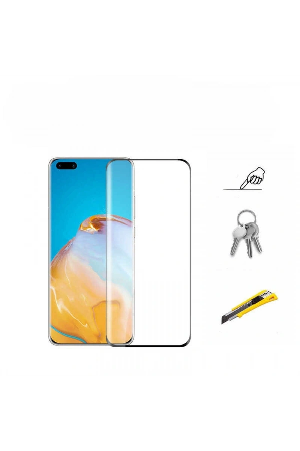 Huawei P40 Pro Zore Süper Pet Ekran Koruyucu Jelatin