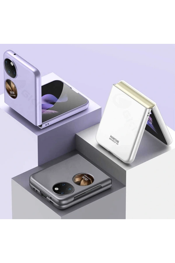 Huawei P50 Pocket Kılıf Zore Sert Kıpta Kapak