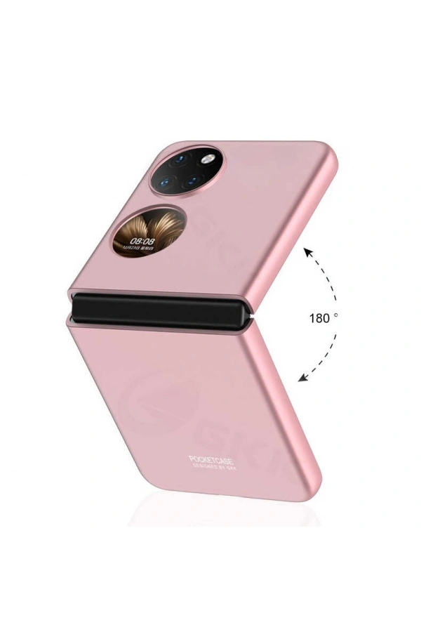 Huawei P50 Pocket Kılıf Zore Sert Kıpta Kapak