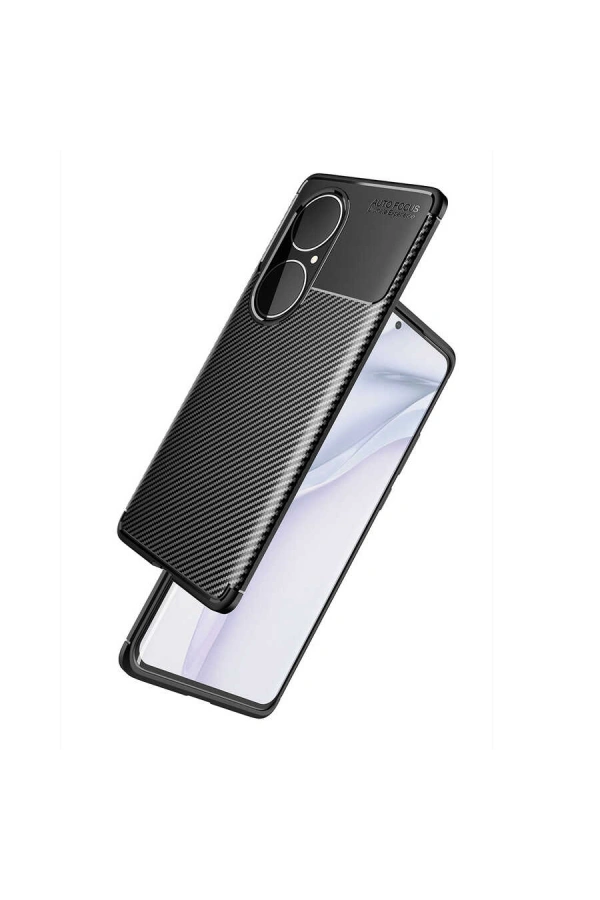 Huawei P50 Pro Kılıf Zore Negro Silikon Kapak