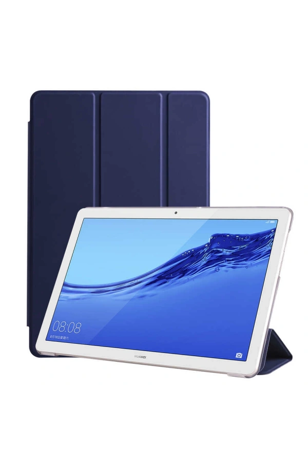 Huawei T5 10 inc Zore Smart Cover Standlı 1-1 Kılıf