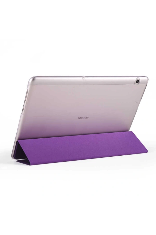 Huawei T5 10 inc Zore Smart Cover Standlı 1-1 Kılıf