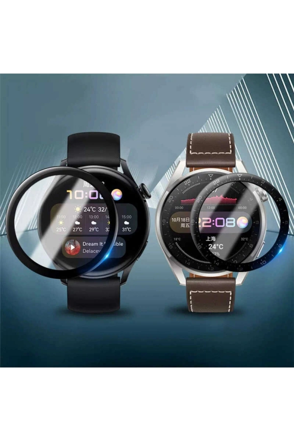 Huawei Watch 3 Pro Zore PMMA Pet Saat Ekran Koruyucu