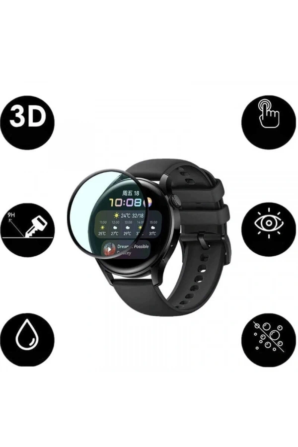 Huawei Watch 3 Zore PMMA Pet Saat Ekran Koruyucu