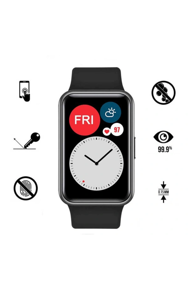 Huawei Watch Fit Zore PMMA Pet Saat Ekran Koruyucu