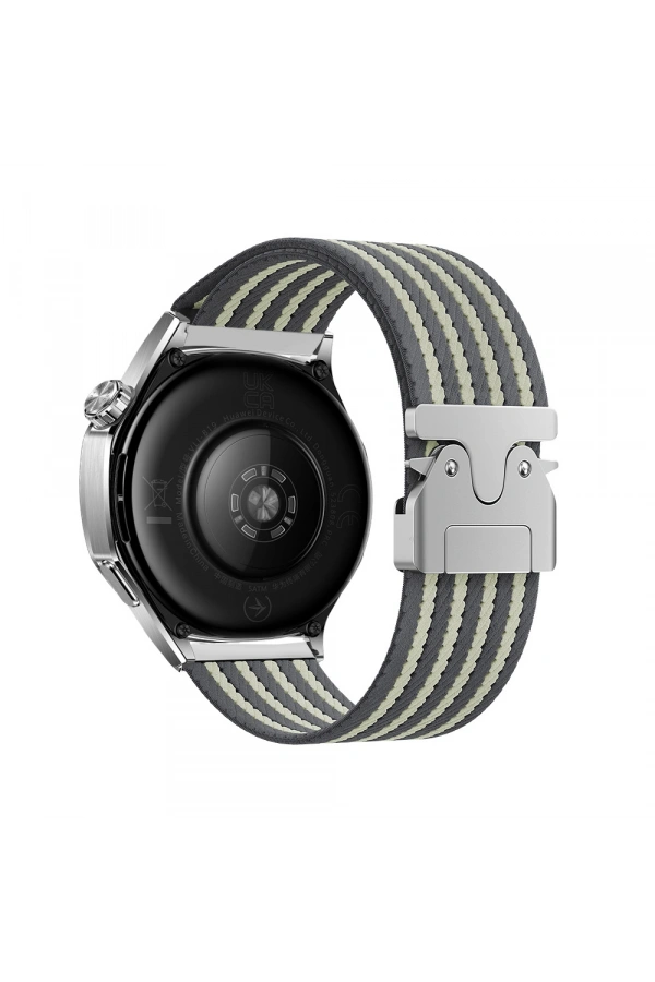 Huawei Watch GT 3 42mm Zore KRD-133 22mm Naylon Kumaş Hasır Örgülü Kordon