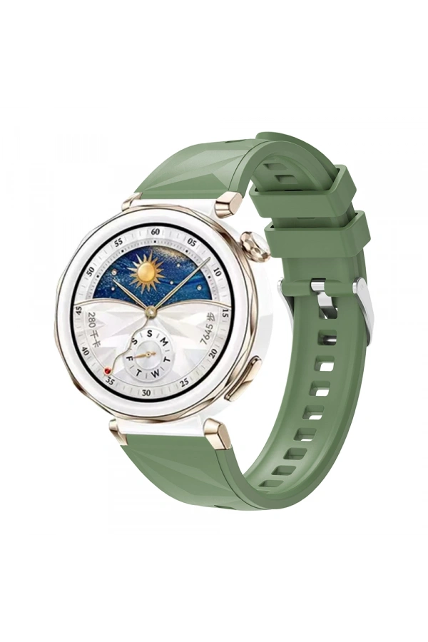 Huawei Watch GT5 Pro 42mm Zore KRD-129 Silikon Kordon Strap Kayış