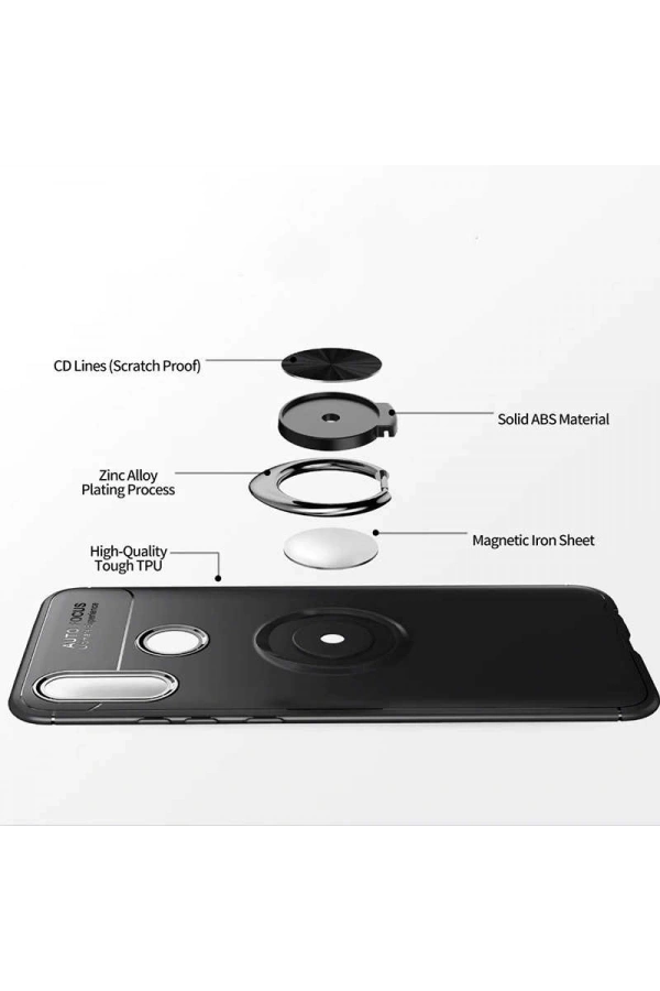 Huawei Y6 2019 Kılıf Zore Ravel Silikon Kapak