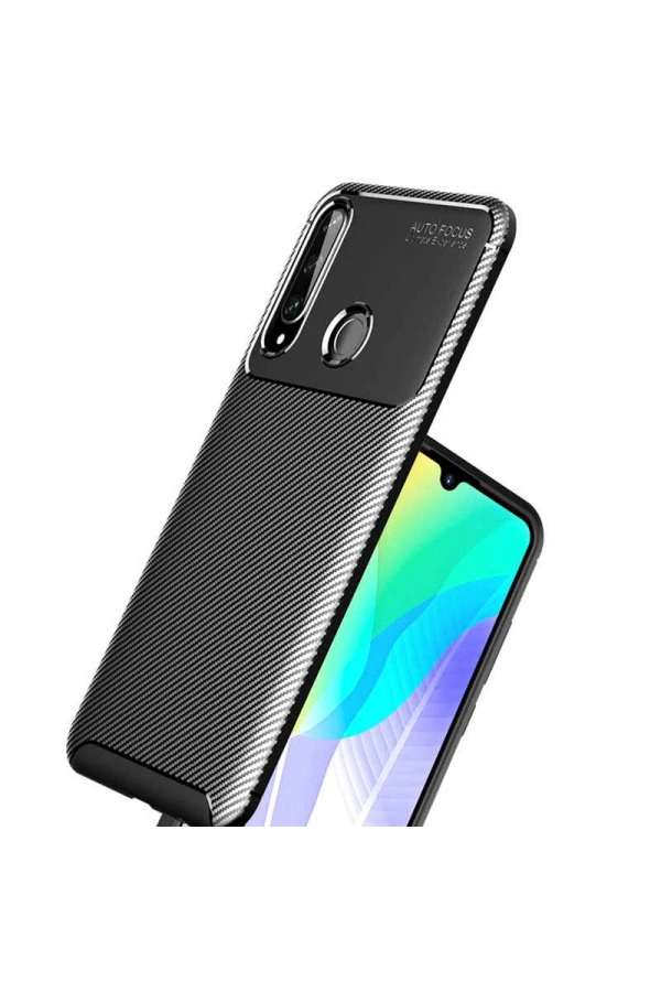 Huawei Y6P Kılıf Zore Negro Silikon Kapak