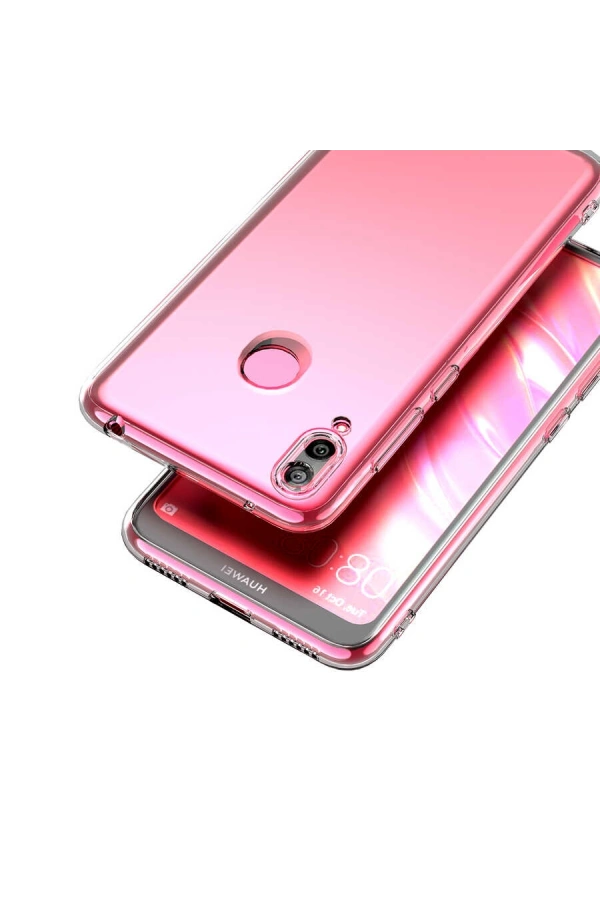Huawei Y7 Prime 2019 Kılıf Zore Kamera Korumalı Süper Silikon Kapak