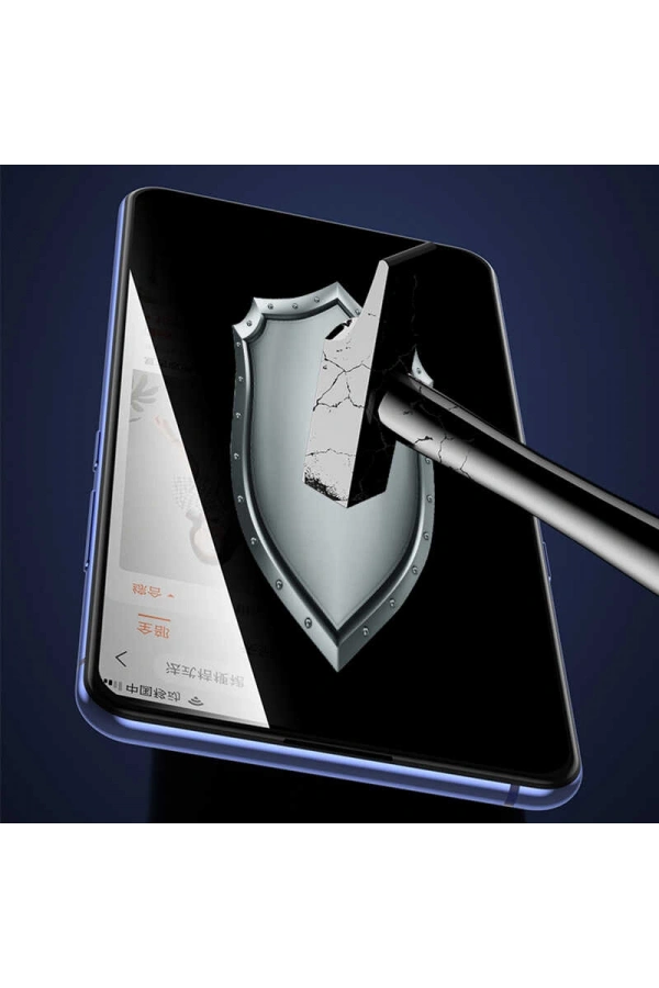 Huawei Y9 Prime 2019 Zore New 5D Privacy Temperli Ekran Koruyucu