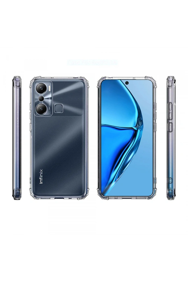 İnfinix Hot 20i Kılıf Zore 2mm Anti Shock Silikon