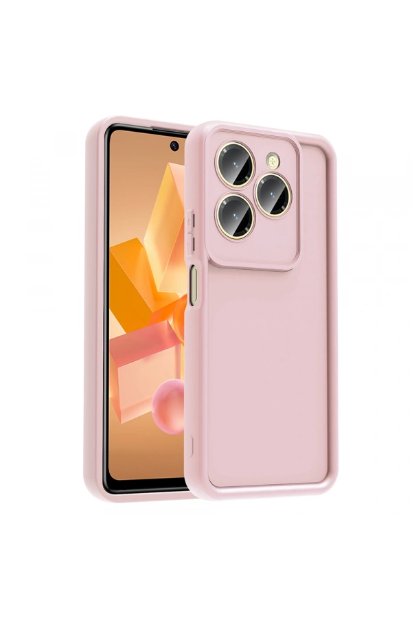 İnfinix Hot 40 Kılıf Kamera Korumalı Zore Ananas Kapak