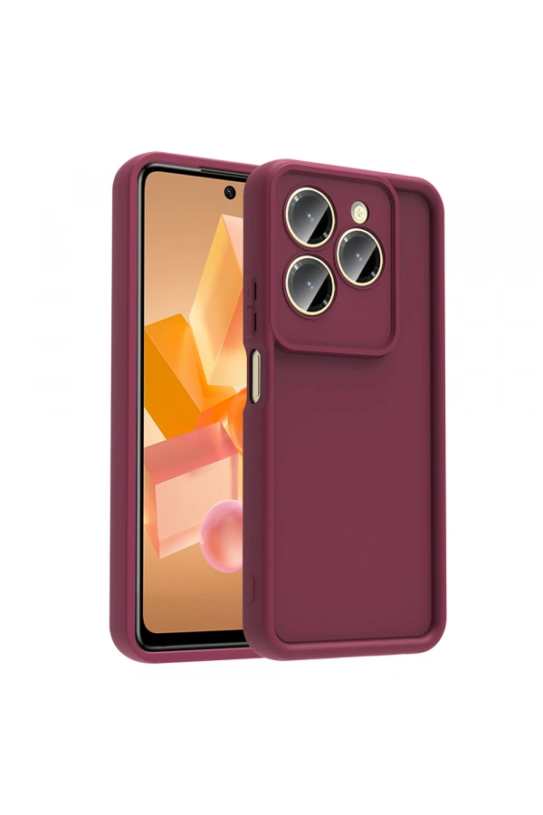 İnfinix Hot 40 Pro Kılıf Kamera Korumalı Zore Ananas Kapak