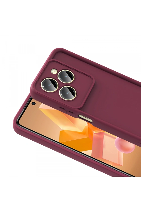 İnfinix Hot 40 Pro Kılıf Kamera Korumalı Zore Ananas Kapak